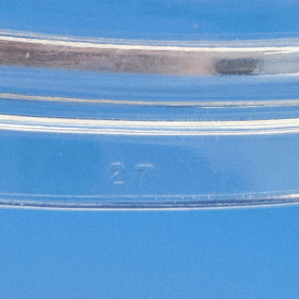 Vintage Pyrex Square Glass Lid #27‎ for Corning Ware (P-9-C-1)